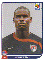 Maurice Edu USA samolepka Panini World Cup 2010 #213